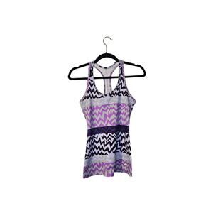 Nike Dri-fit Slim Fit Active Wear Womens SZ S Racerback Zig Zag Pattern